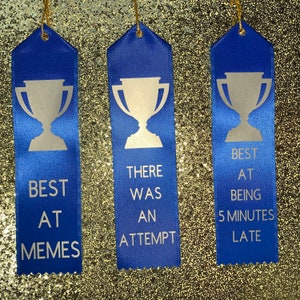 Office Awards Award Ribbons Funny Superlatives - Etsy