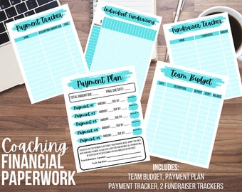 Coaching Finanzpapiere Bundle - Teal