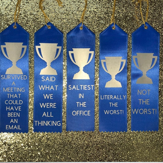 Office Awards Award Ribbons Funny Superlatives | Etsy