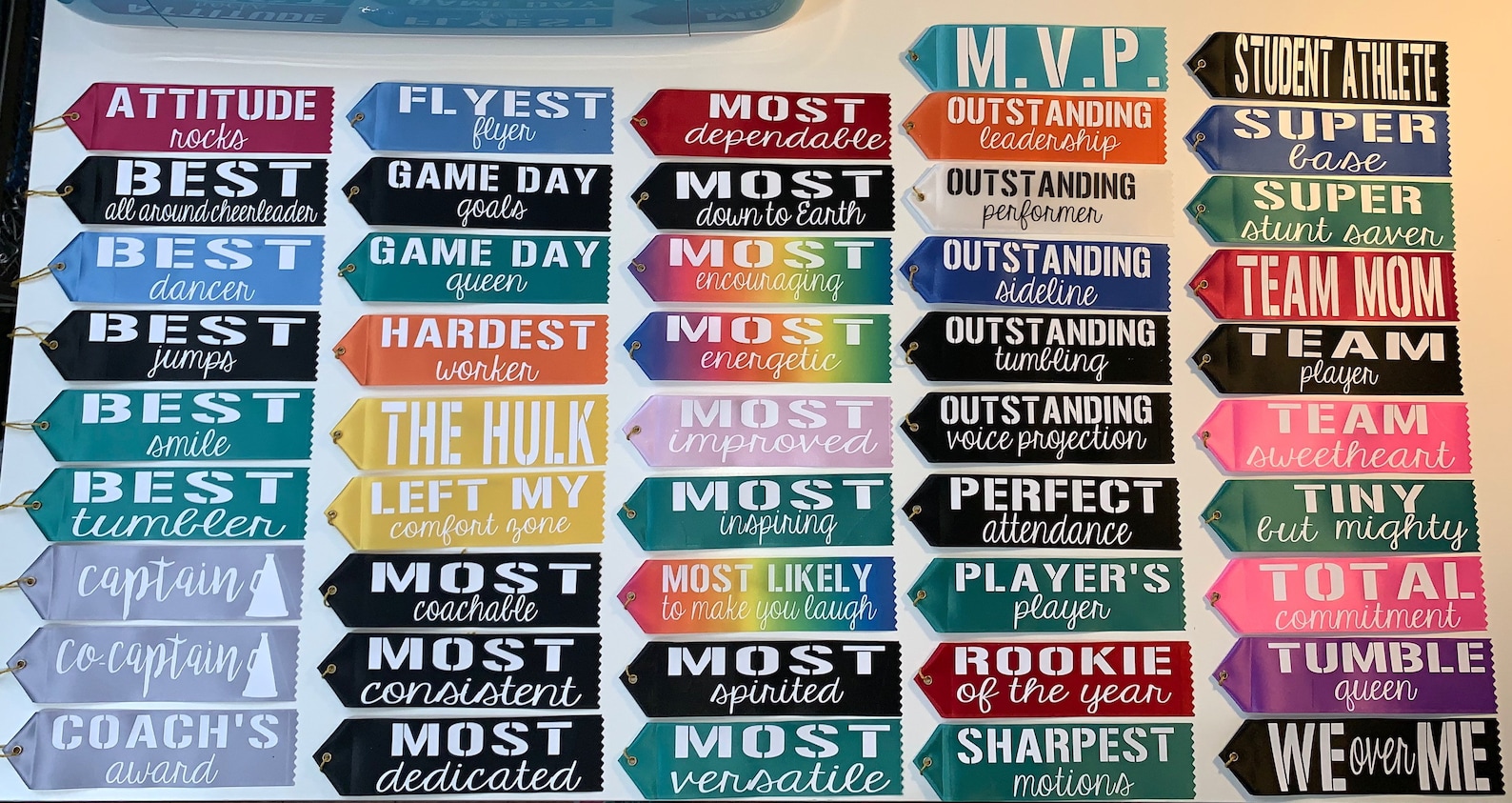 Cheer Team or Sports Team Superlative Awards Ribbons Etsy