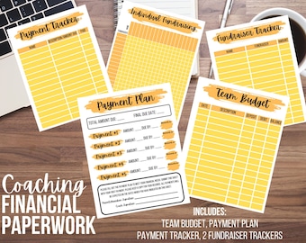 Coaching Finanzpapiere Bundle - Orange