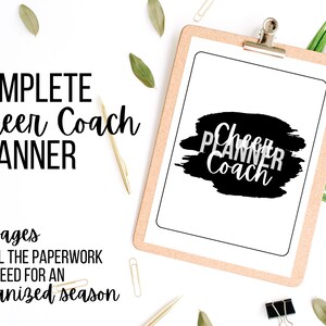 Complete Cheer Coach Printable Planner