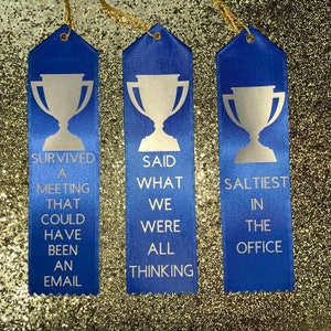 Office Awards Award Ribbons Funny Superlatives - Etsy