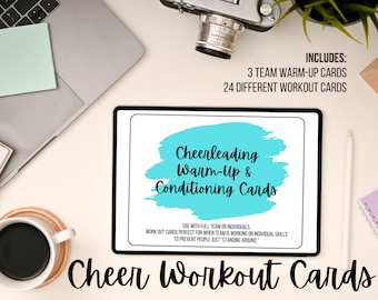Cheerleading Warm-Up und Workout Karten