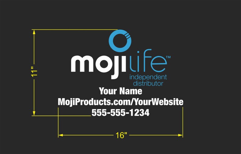 Mojilife Dual Color Custom Vehicle Decal | Etsy