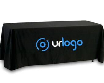 Your Supplied Logo Custom Tablecloth - Includes Free Proof for Review!