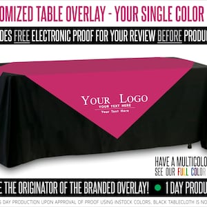 Your Logo Overlay - Single Solid Color Logo