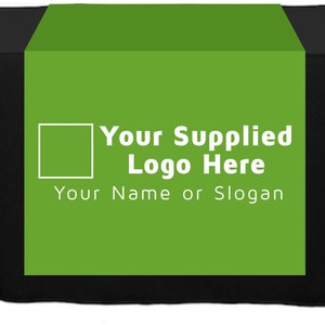 30&quot; x 80&quot; Full Color Table Runner with Your Logo - 30&quot; x 80&quot;  - Any Color! - Includes Free Proof for Review!