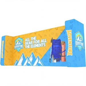 Wallbox 20ft Display: Tension Fabric with Twin Storage - Tool-Free Setup