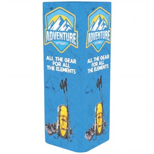 Wallbox Tower Fabric Display - 3ft W x 3ft D x 8ft H