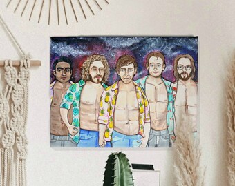 Silicon Valley Studs Painting by Willabird Designs Artist Amber Petersen