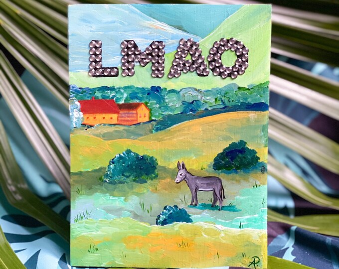 LMAO Ass Painting by Willabird Designs Artist Amber Petersen