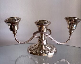 Antique Twisted Silver Candelabras found by Willabird Designs Vintage Finds
