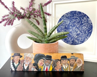 Hateful Eight Tarantino Painting by Willabird Designs Artist Amber Petersen