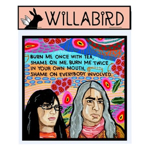 Portlandia Feminist Bookstore Magnet by Willabird Designs Artist Amber Petersen