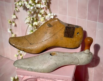 Pair of antique cobbler’s shoes found by Willabird Designs Vintage Finds