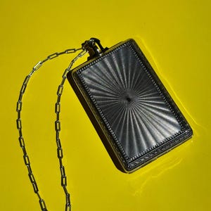 1920’s Art Deco Sterling Silver Pocket Purse & Compact found by Willabird Designs Vintage Finds