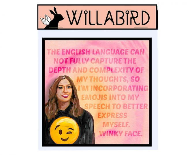 Brooklyn Nine Nine Gina Magnet by Willabird Designs Artist Amber Petersen. Chelsea Peretti as Gina Linetti