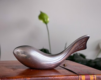 Vintage Hoselton Aluminum Whale found by Willabird Designs Vintage Finds