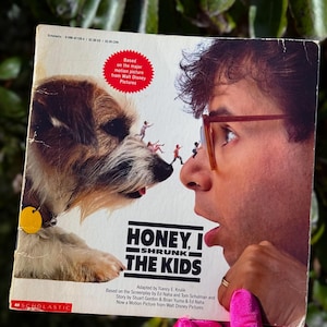 Honey, I Shrunk the Kids 1989 Paperback Movie Picture Book found by Willabird Designs Vintage Finds