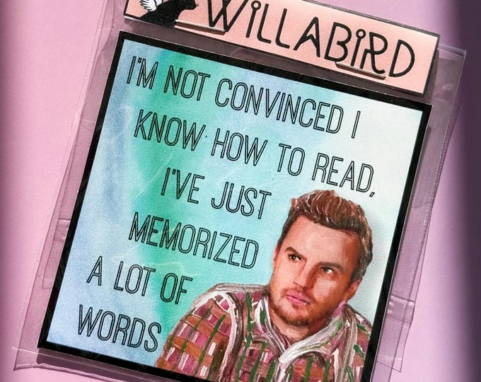 Nick Miller Magnet - New Girl TV Show Art by Willabird Designs
