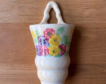 Antique Radford England Wall Pocket Vase found by Willabird Designs Vintage Finds