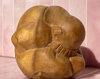 Handcarved Weeping Buddha found by Willabird Designs Vintage Finds