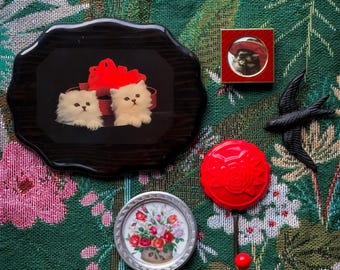 Curated Mid Century Gallery Wall Set with Hanging Blueprint by Willabird