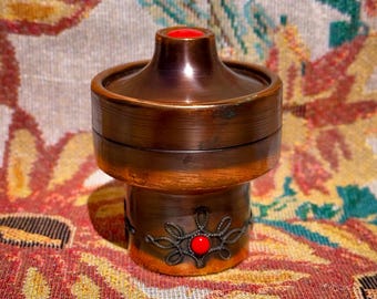 1970’s Lignifer Modular Copper Ashtray found by Willabird Designs Vintage Finds