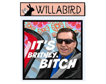 Michael Scott 'It's Britney' Magnet - The Office TV Show Art