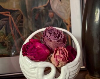 Vintage Swan Arch Planter found by Willabird Designs Vintage Finds