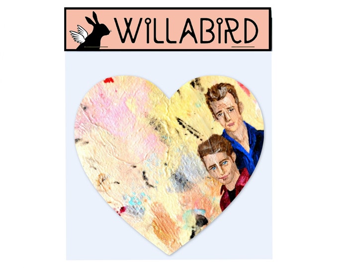 Dylan vs Brandon 4Ever Magnet by Willabird Designs Artist Amber Petersen. Beverly Hills 90210's Luke Perry & Jason Priestly