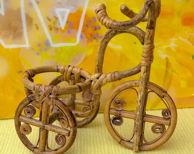 Vintage Bamboo Cart Plant Stand found by Willabird Designs Vintage Finds