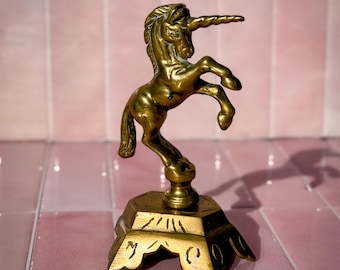 Vintage Brass Unicorn found by Willabird Designs Vintage Finds