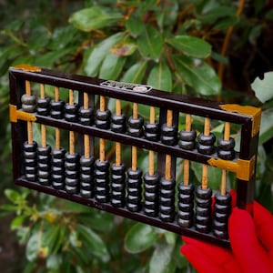 1950’s Chinese Abacus by Lotus Flower Brand found by Willabird Designs Vintage Finds
