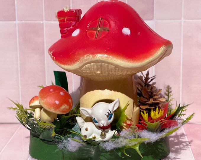 Mid Century Kitsch Mushroom found by Willabird Designs Vintage Finds
