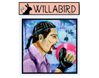 The Big Lebowski Jesus Magnet by Willabird Designs Artist Amber Petersen