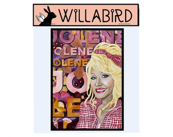 Dolly Parton Jolene Magnet by Willabird Designs Artist Amber Petersen