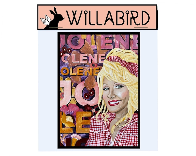 Dolly Parton Jolene Magnet by Willabird Designs Artist Amber Petersen