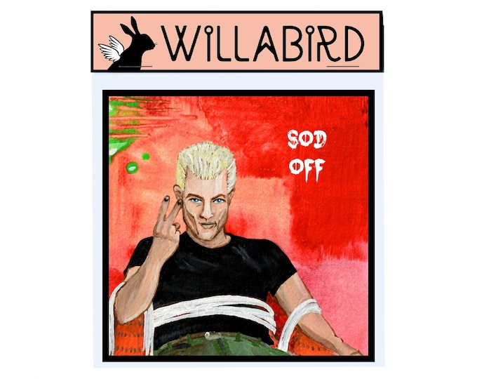 Spike Buffy the Vampire Slayer Magnet by Willabird Designs Artist Amber Petersen