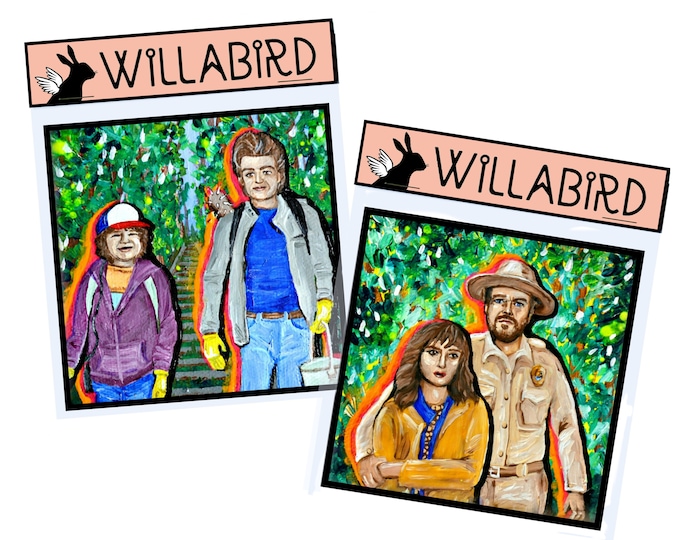 Stranger Things Magnets by Willabird Designs Artist Amber Petersen