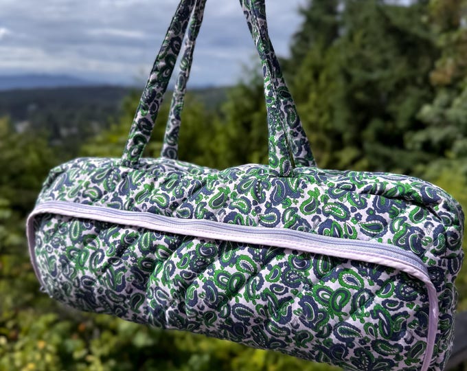 1960's Quilted Paisley Bag found by Willabird Designs Vintage Finds