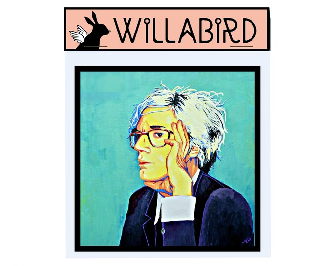 Andy Warhol Tribute Magnet by Willabird Designs Artist Amber Petersen