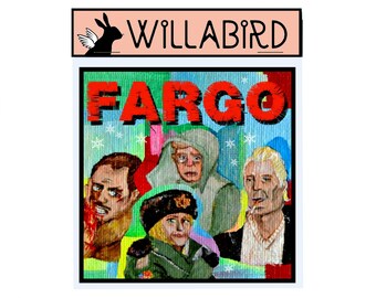 Fargo Magnet by Willabird Designs Artist Amber Petersen