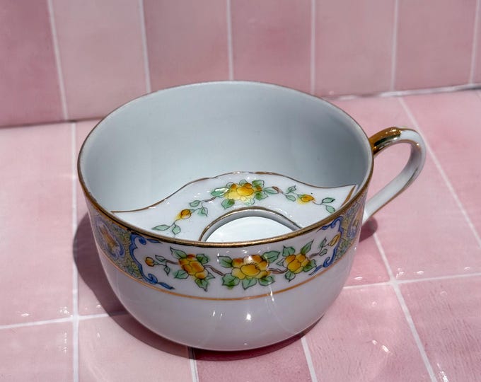 Antique Nippon Moustache Cup found by Willabird Designs Vintage Finds