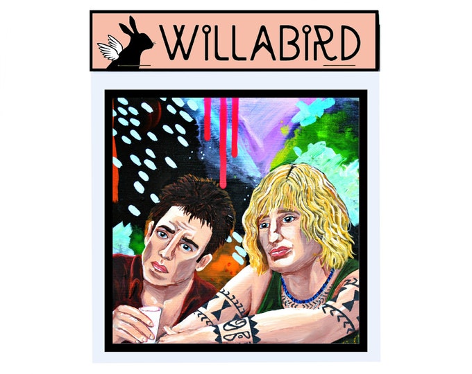 Zoolander Derek & Hansel Magnet by Willabird Designs Artist Amber Petersen