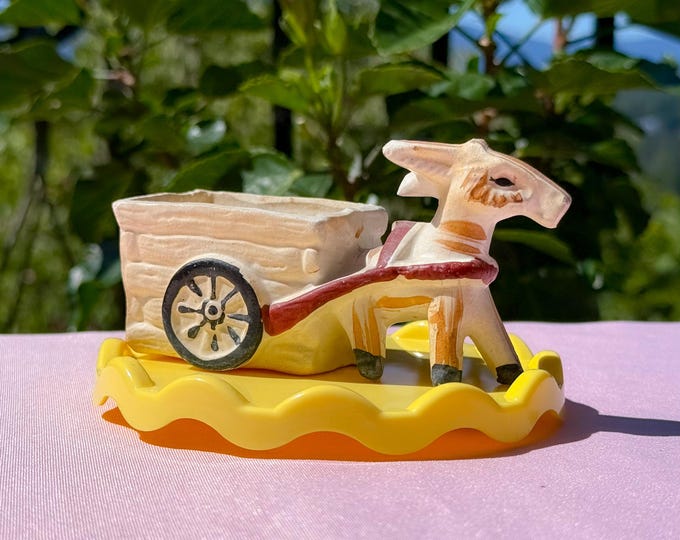 1940's Donkey Mini Planter found by Willabird Designs Vintage Finds