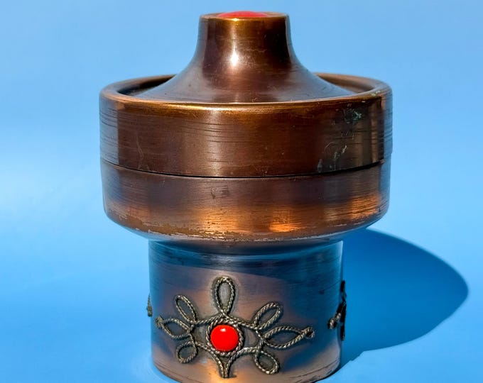 1970’s Lignifer Modular Copper Ashtray found by Willabird Designs Vintage Finds