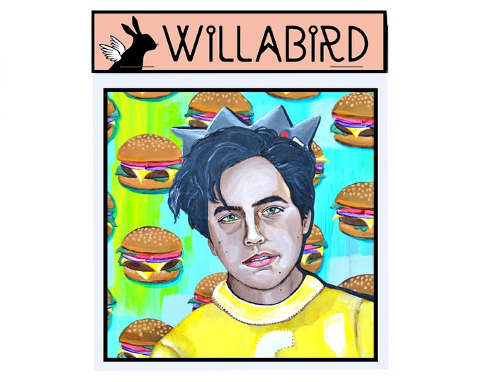 Cole Sprouse Jughead Magnet by Willabird Designs Artist Amber Petersen. Riverdale/Archie Comics
