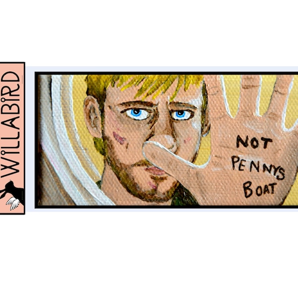 LOST Magnet by Willabird Designs Artist Amber Petersen. Dominic Monaghan as Charlie, Not Penny's Boat